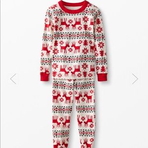 Hanna Andersson Dear Deer Holiday Pajamas. Great condition.